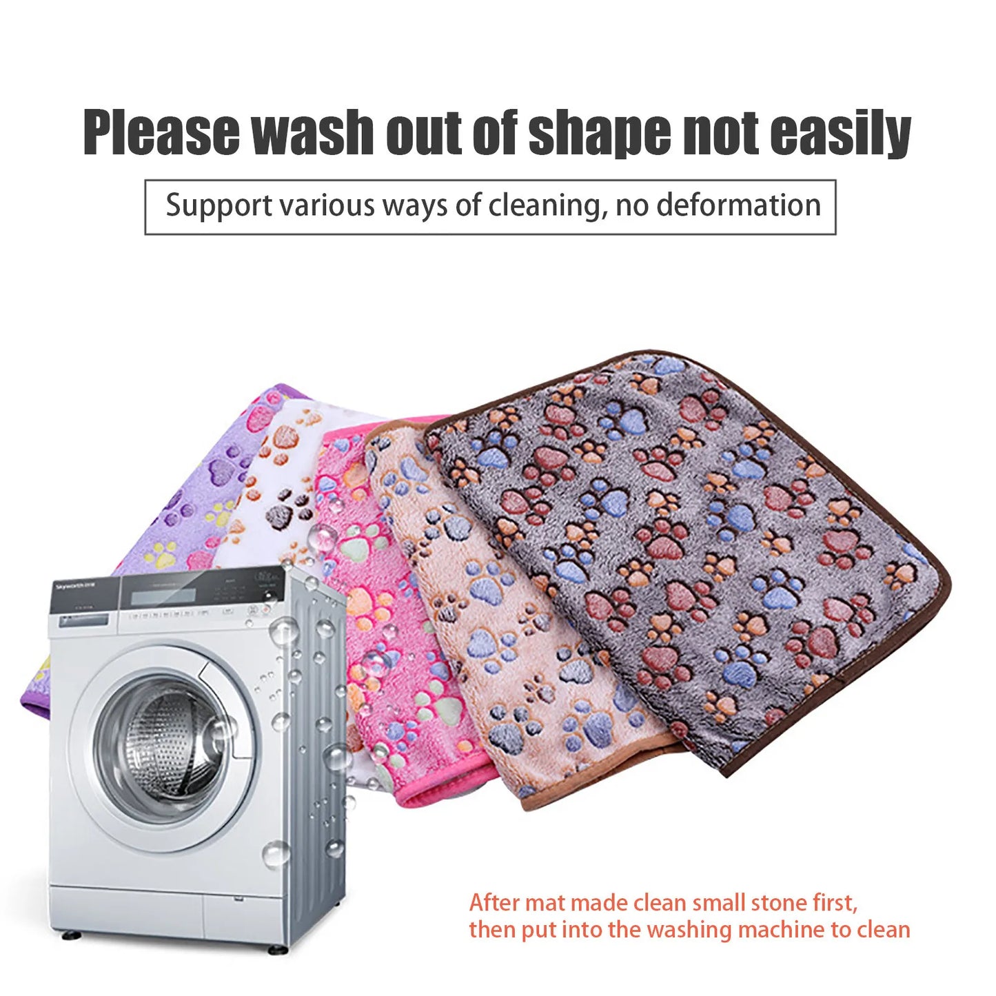 Pet Blanket Bed Mascotas Cama Perros Cachorro Soft Cute Printing Pets Fleece Sleep Mat Pad For Dogs And Cats Lovely Cushion