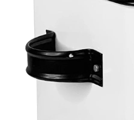 2023 New Fashion White  Farmhouse Dog Food Container with black Lid Food Storage Container with Serving Scoop