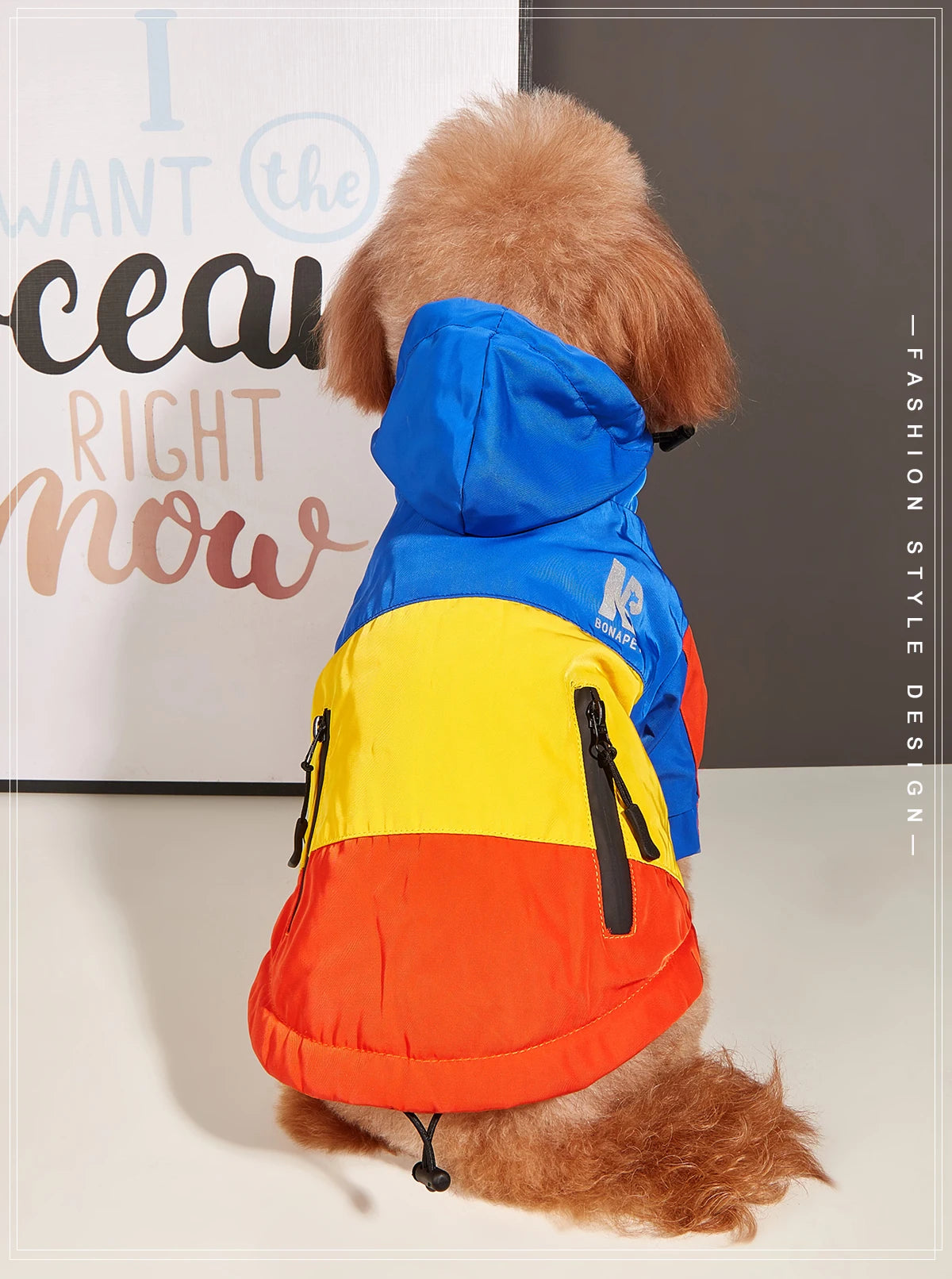 Waterproof Big Dog Clothes Winter Warm Pet Raincoat For Medium Large Dog Fashion Cool Dog Jacket French Bulldog Chihuahua Outfit