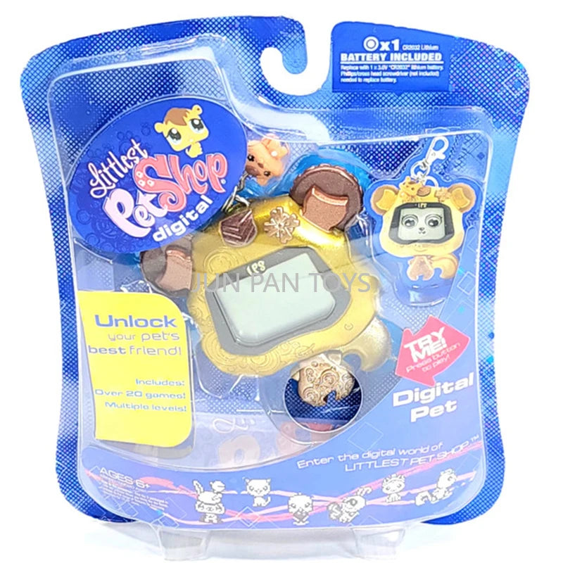 Littlest Pet Shop Digital Virtual Pet Handheld LCD Game Electronic Toy Kids Mini Collectible Interactive Toys Cartoon Animal Toy
