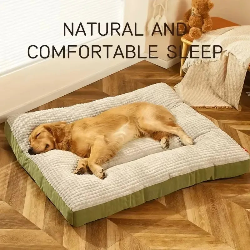 Big Dog Mat Corduroy Pad for Medium Large Dogs Oversize Pet Sleeping Bed Big Thicken Dog Sofa Removable Washable Pet Supplies