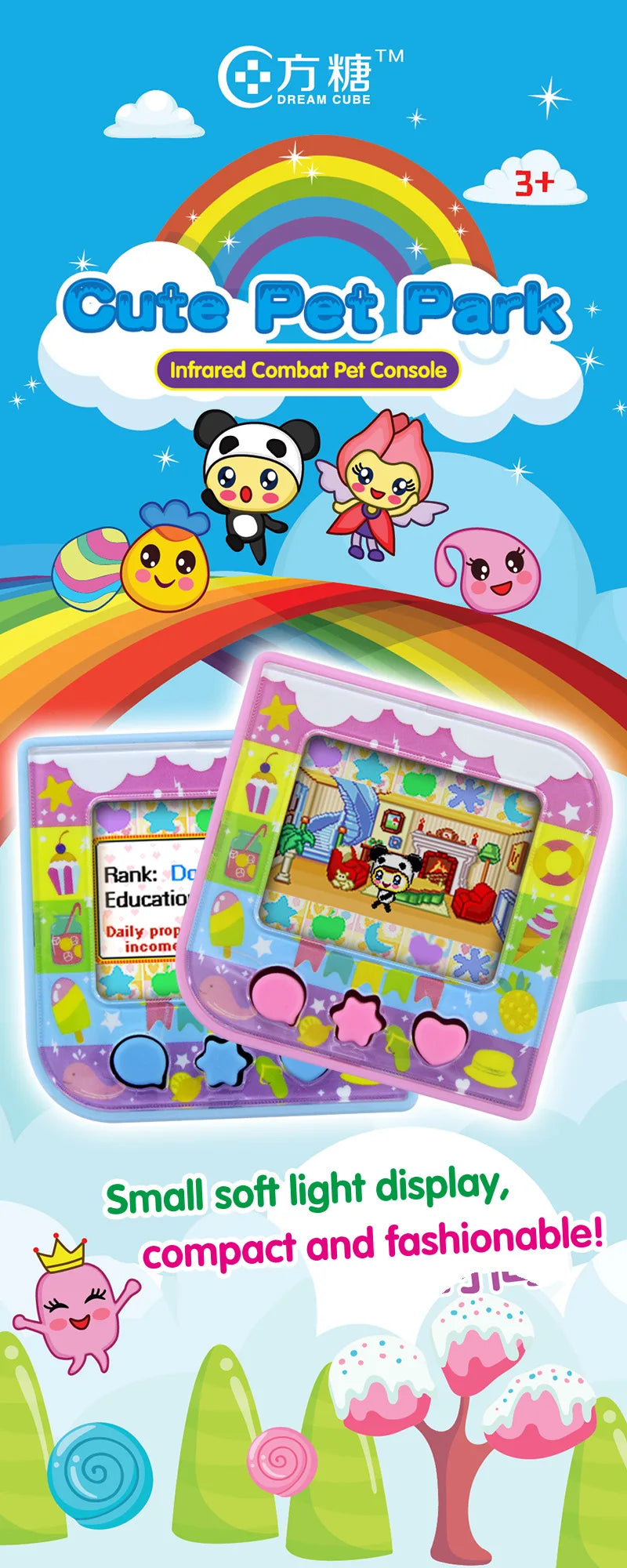 Tamagotchi Original Electronic Pet Machine Game Console English Version Color Screen Pet Development Toys Gifts