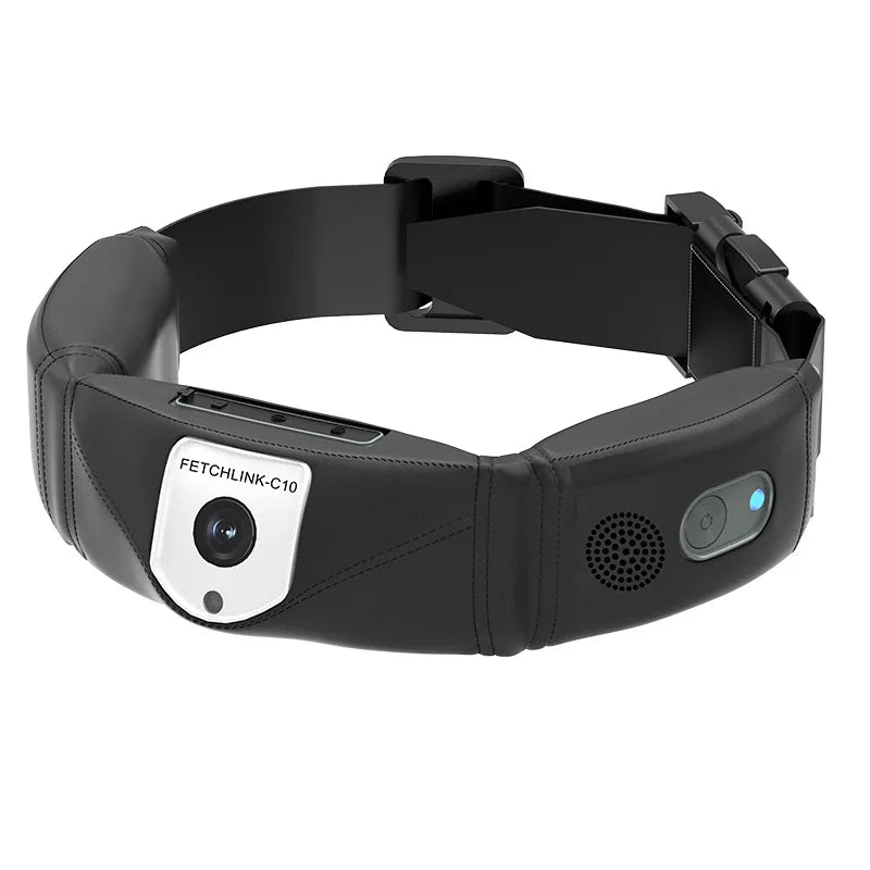 Intelligent Pet Collar GPS Tracker Meter-Level GPS Locator Electronic Fence APP Trajectory Monitoring Dog Trainer with 2K Camera