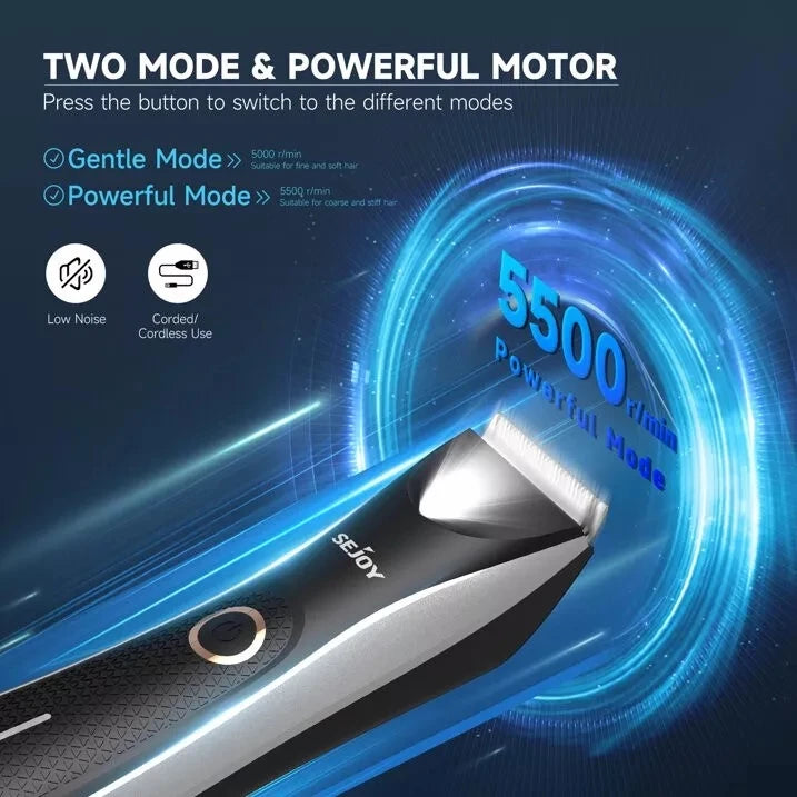 Sejoy Dog Cat Pet Hair Clippers Hair Trimmer Cat Shaver Hair Cutting Machine Puppy Grooming Haircut Low Noice