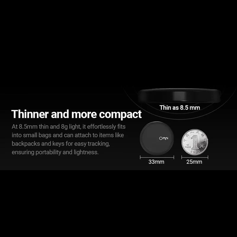 New Mini GPS Tracker For Apple iOS System FindMy APP Child Finder Pet Key Bike Backpack Loss Tracker Smart Bluetooth Airtag