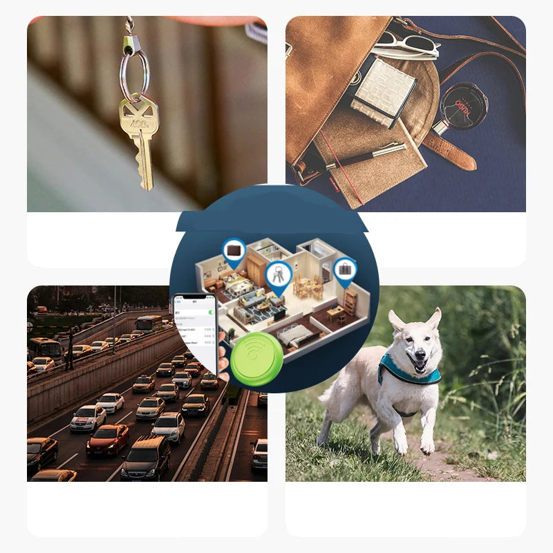 Pet Anti-Lost GPS Tracker Bluetooth-compatible Smart Wearable Waterproof Locator Real-time Tracking Dog Cat Collar Find Device