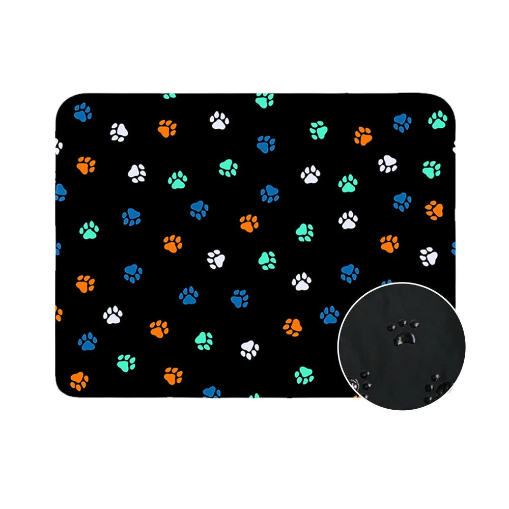 Reusable Dog Pee Pad Blanket Absorbent Diaper Washable Puppy Training Pad Pet Bed Urine Mat for Pet Car Seat Cover Pet Supplies