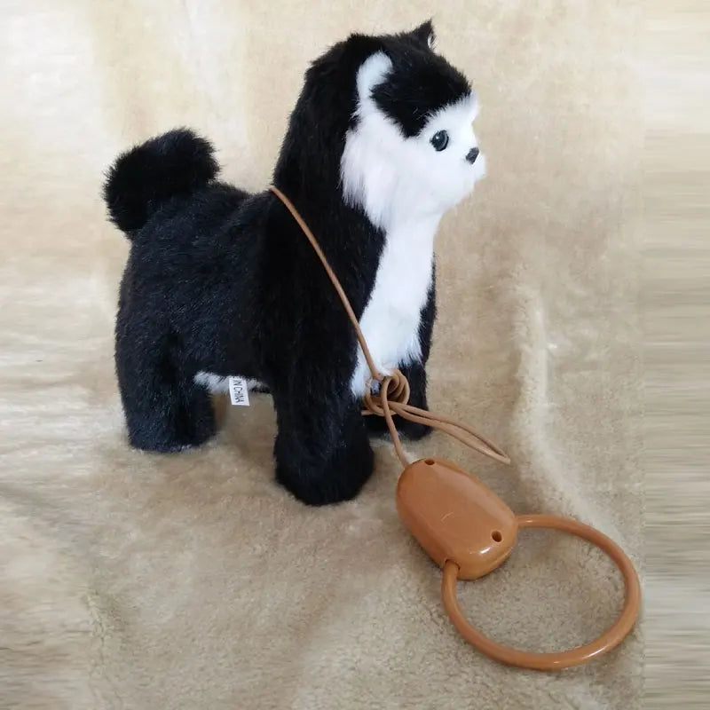 Robot Cat Electronic Plush Cat Singing Songs Dog Walk Electric Kitten Leash Control Music Kitty Pet Cute Animal Toy Kids Gift