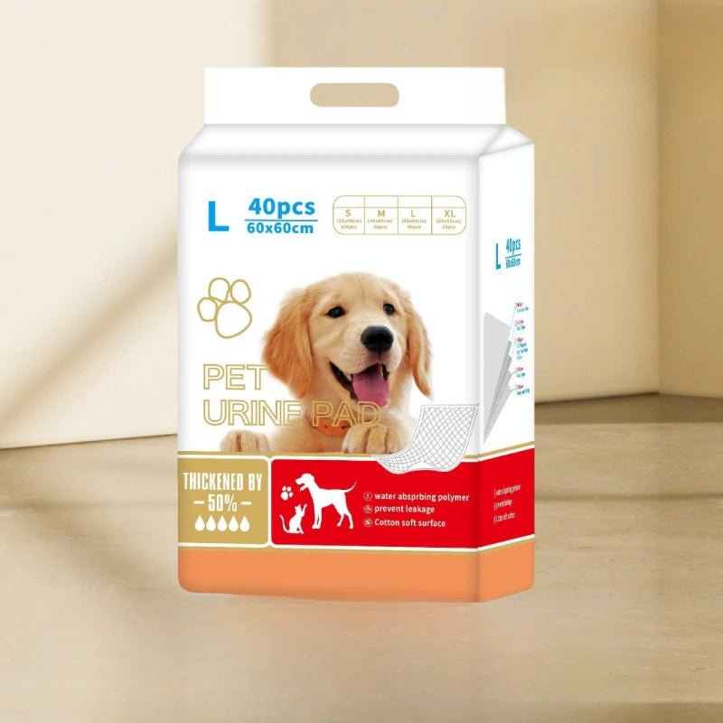 100/50/40/25PCS High Absorbent Thick Dogs Diapers Disposable Puppy Training Pee Pads Quick Dry Surface Mat Clean Cushion 배변패드