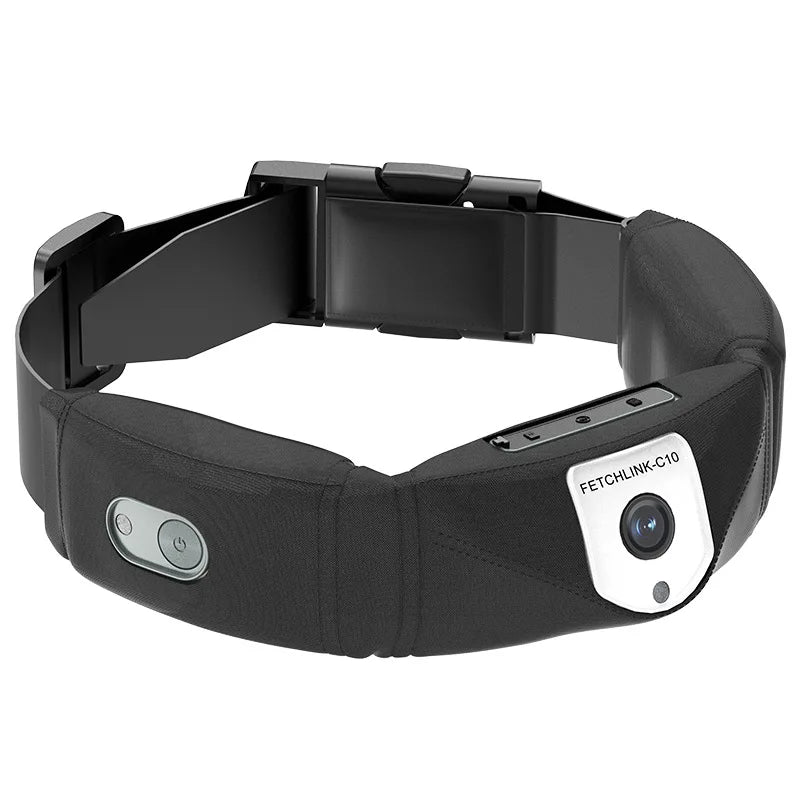 Intelligent Pet Collar GPS Tracker Meter-Level GPS Locator Electronic Fence APP Trajectory Monitoring Dog Trainer with 2K Camera