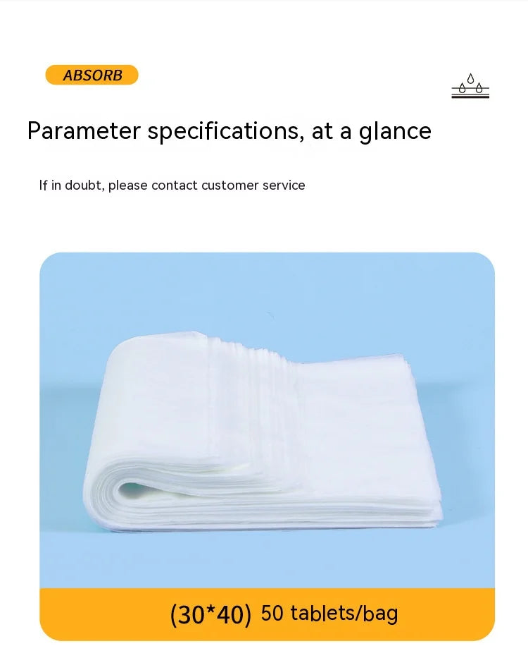 Pet Disposable Pee Paper Dog Pee Pad Suction Diaper Diaper Deodorization Pet Cat Training Toilet Supplies, Cleaning Accessories