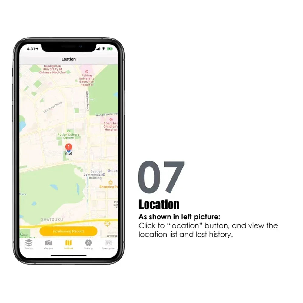 Bluetooth Cat Dog Pet Anti-lost Tracker Pet GPS Tracker Smart Locator Dog Brand Pet Detection Wearable Tracker Reflective Collar