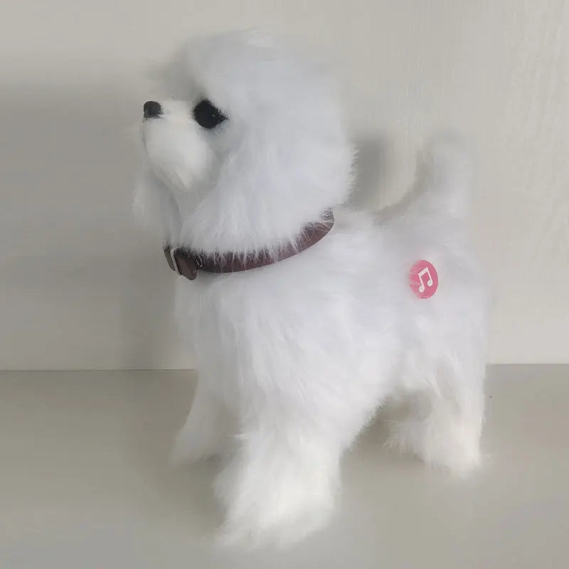 Robot Cat Electronic Plush Cat Singing Songs Dog Walk Electric Kitten Leash Control Music Kitty Pet Cute Animal Toy Kids Gift