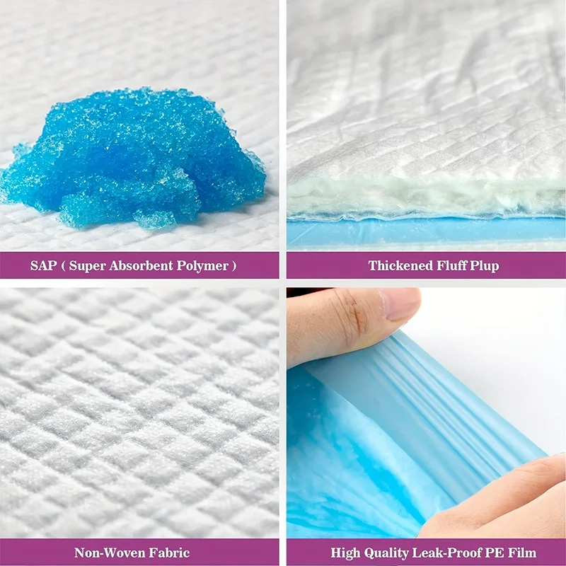 Super Absorbent Pet Diaper Urinal Dog Training Pee Pads 100/50/40/20PCS Disposable Healthy Nappy Mat For Cats Dog Quick-dry Pads