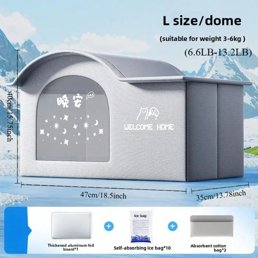 Pet House  summer small Cat dog Ice House Air Conditioning BED Summer Cooling Tool Nest Dog Dog Four Seasons Pet Ice House