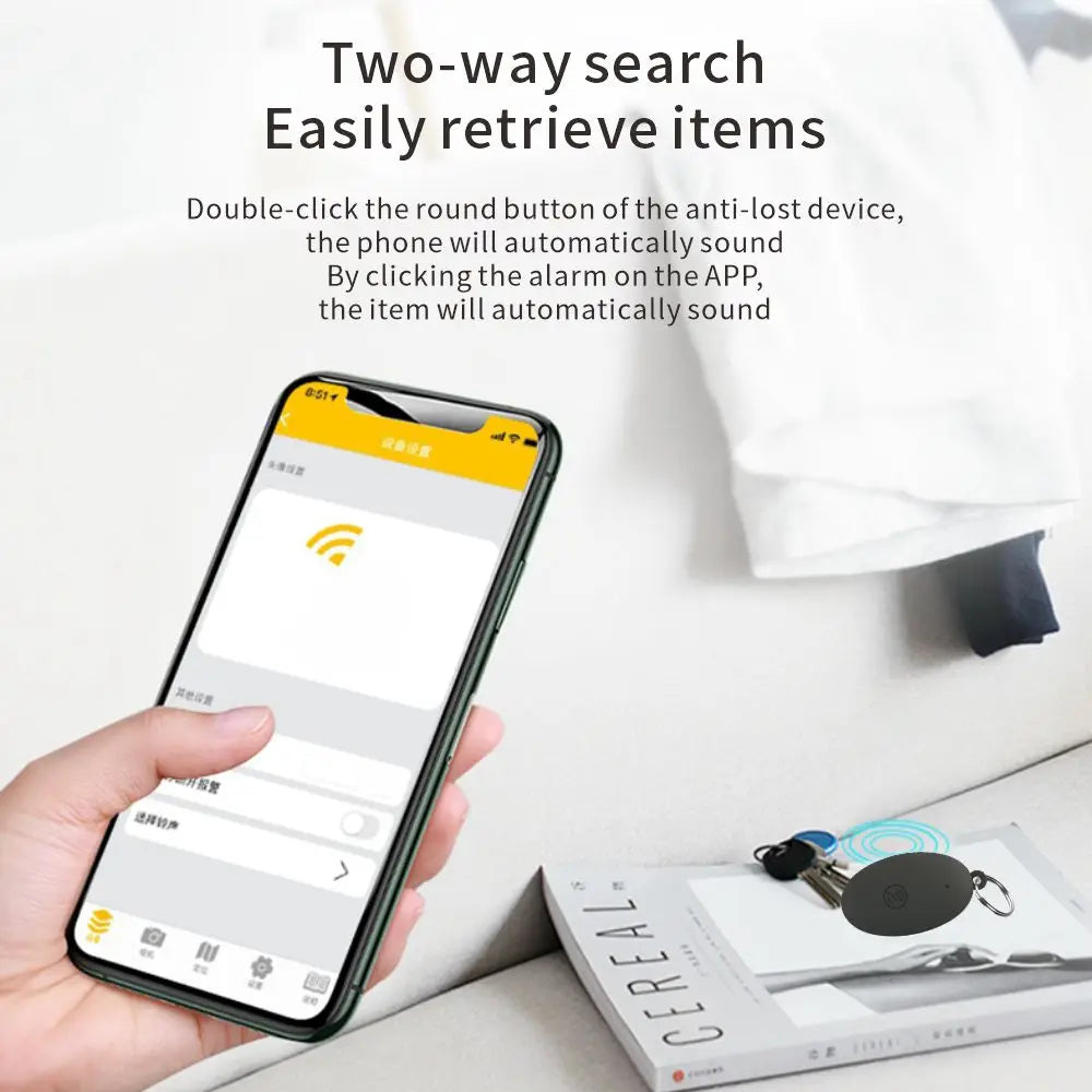Mini GPS Tracker Device Anti-Lost Mobile Phone Smart Search Pet Kids Bag Key Smart Bluetooth Finder locator Anti-lost Equipment