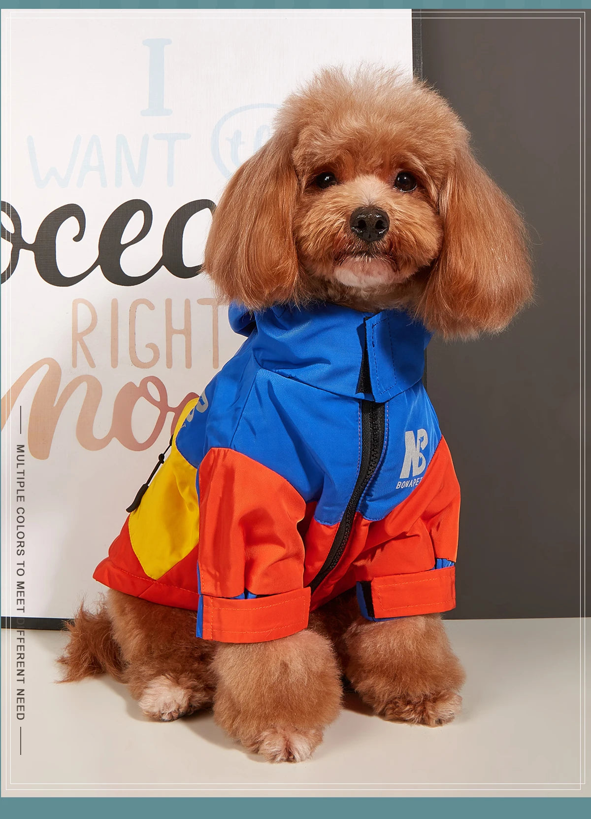 Waterproof Big Dog Clothes Winter Warm Pet Raincoat For Medium Large Dog Fashion Cool Dog Jacket French Bulldog Chihuahua Outfit