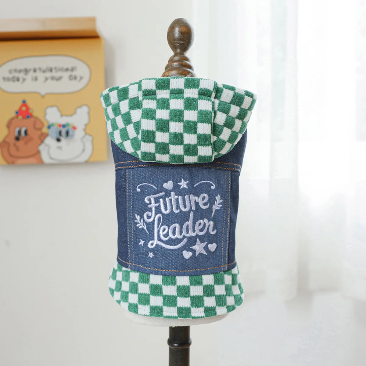 Pet Clothing Spring And Autumn Handsome Cool Cowboy Coat Suitable Cute Rock Roll Denim Clothing for Small and Medium sized Dogs