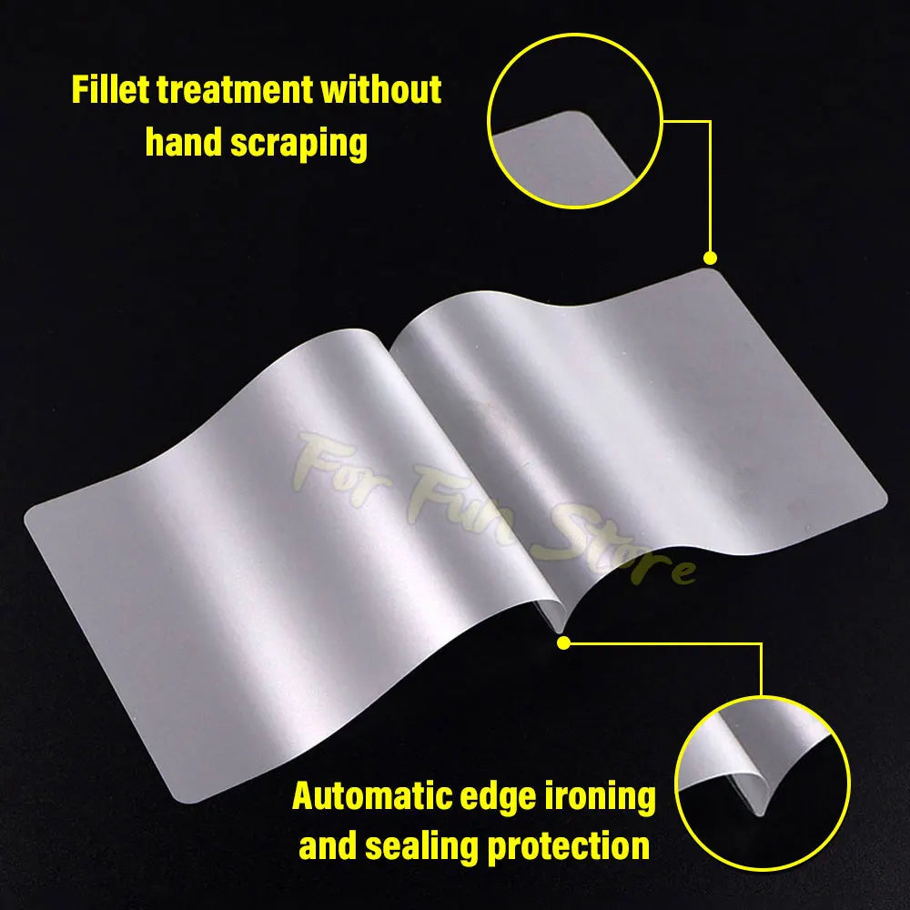 For Fun 3/4/5/6 Inch 100 Sheets 60 Mic Thermal Laminating Film PET Plastic Film For Photo/Card/Picture Hot Laminator Film