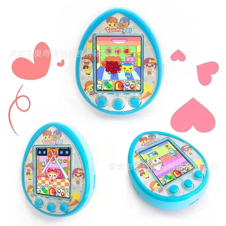 Hot Tamagotchi Toumapet Photograph Virtual Pet Machine Wechat Interaction Make Friends Usb Charging Electronic Pets Game Conso