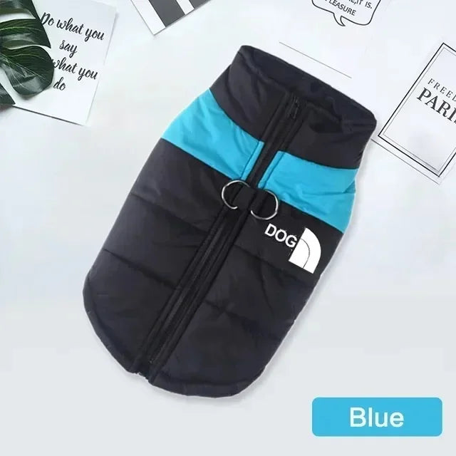 Waterproof Warm Dog Clothing for Small Medium Big Dogs Clothes Pet Coat Winter VThe OutfitJacket Dogest Padded Zipper
