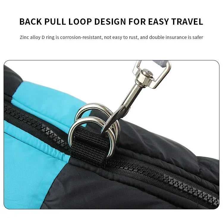 Waterproof Warm Dog Clothing for Small Medium Big Dogs Clothes Pet Coat Winter VThe OutfitJacket Dogest Padded Zipper