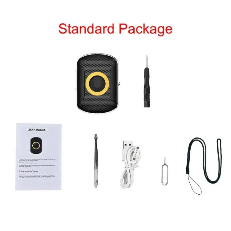 4G GPS Tracker SOS Smart Kids Locator Waterproof Pet GPS Tracker Dog Tracking Collar Mini Cat Anti-Lost Alarm Locator Key Finder