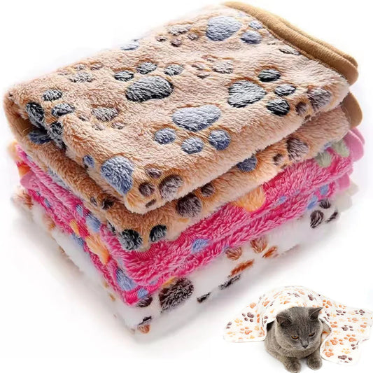 Pet Blankets Soft Breathable Dog Blanket Cute Pet Bed Mat Cozy Puppy Cushion Thin Sleeping Blankets for Cats Kitten Pet Supplies