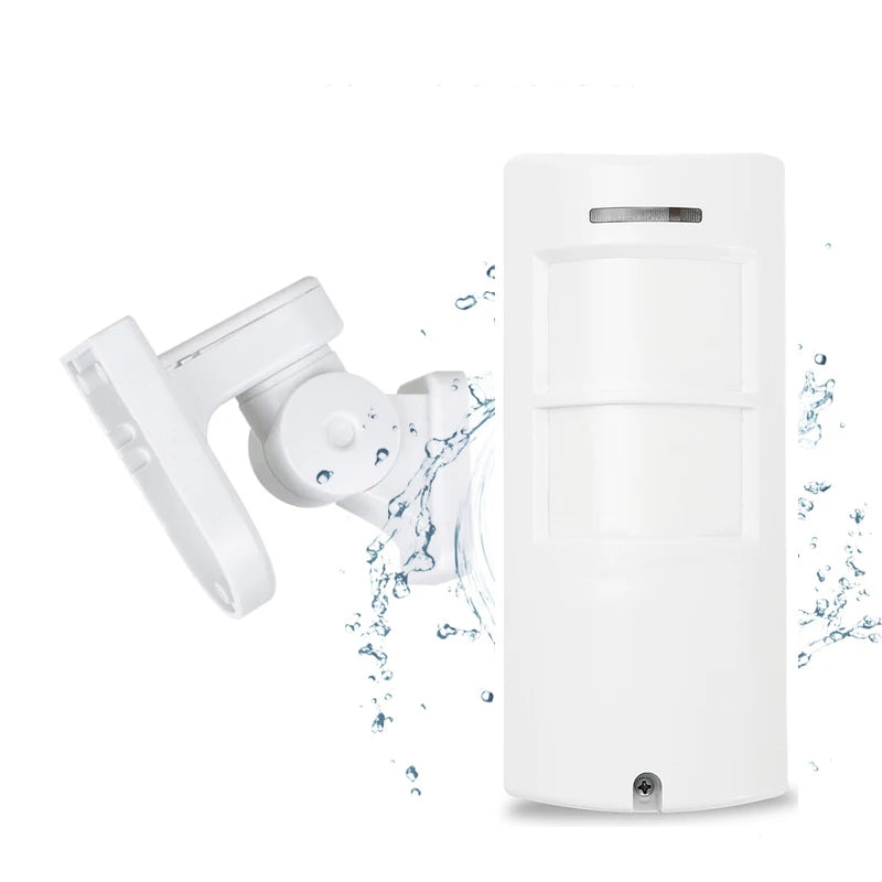 Outdoor Wired PIR Microwave Motion Sensor Pet Immune 25KG 100° 12-Meter Detecting Range For Burglar Alarm System