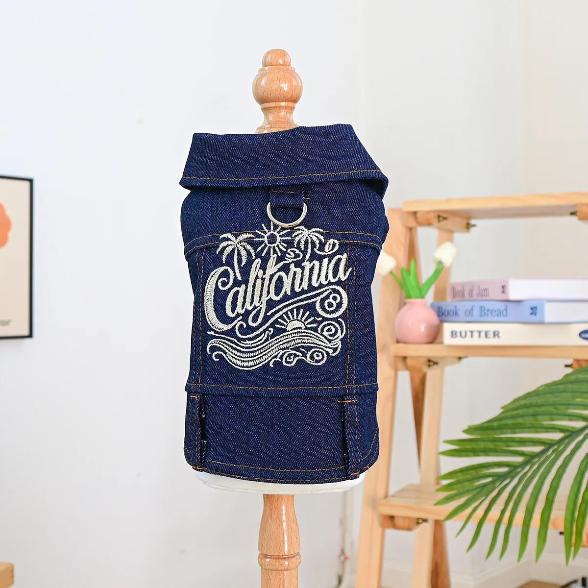 Denim Doggie Pet Jacket Sleeveless Vest Jeans Coat Autumn Spring Wear Apparel For Small Medium Dog XS XL Cat Puppy Clothes Goods