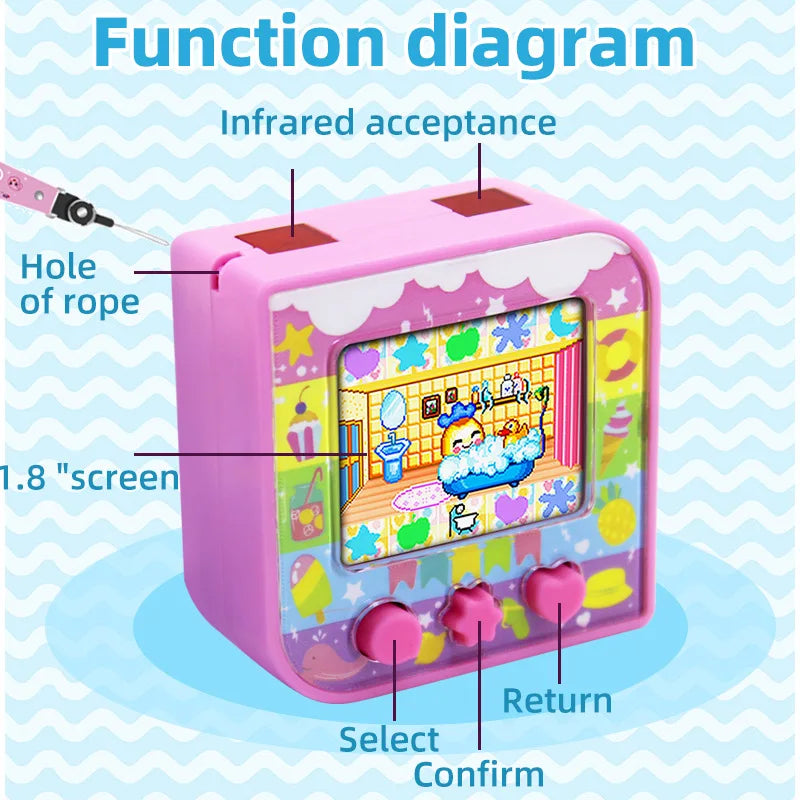 Tamagotchi Original Electronic Pet Machine Game Console English Version Color Screen Pet Development Toys Gifts