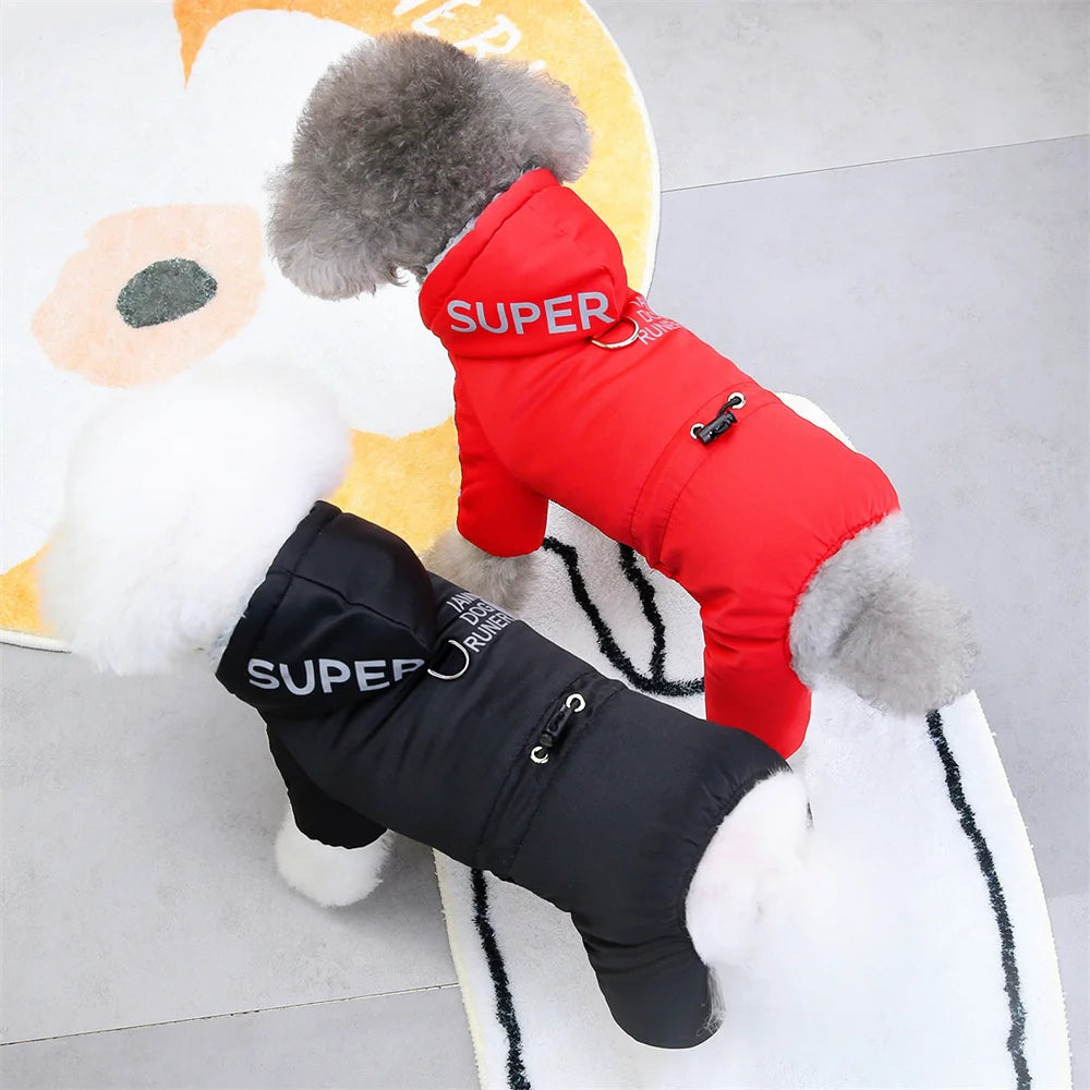 Winter Pet Dog Jumpsuit Waterproof Warm Dog Clothes for Small Dogs Chihuahua Jacket Yorkie Costumes Shih Tzu Coat Pet Outfits
