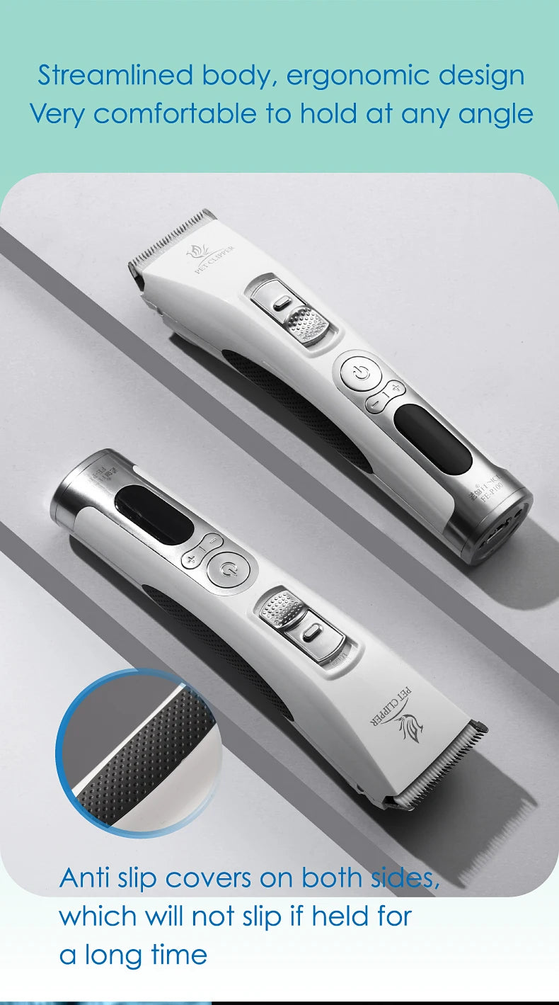 Fenice Electrical Pet Clipper Machine Dog Hair Clippers Grooming Animals Haircut Trimmer Shaver Set Pets Cordless Rechargeable