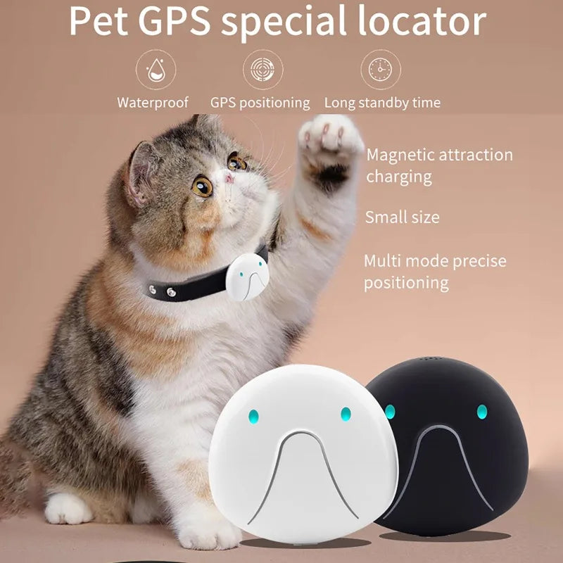 2G GPS & WiFi Pet Tracker Anti-Lost Smart Collar for Dogs/Cats with Real-Time Location Tracking Pet Activity Monitor Tracking