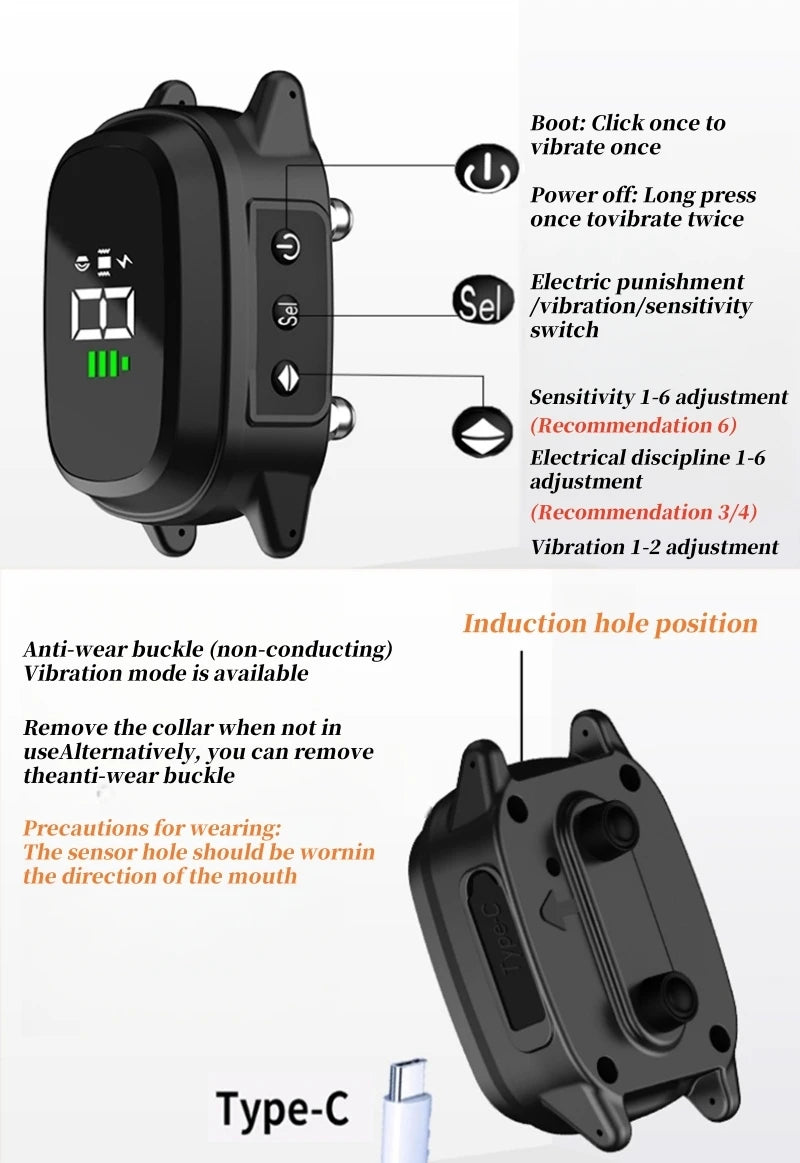 YHLC 800m Cat Anti Meowing Collar, Automatic No Shock Vibration Collar for Cats, Cat Trainer Designed Collar for Stop Meowing