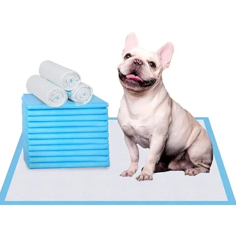 100 Ultra-Absorbent 90x60cm Quick-Dry Puppy Training Pads for Dogs, Nonwoven Fabric Pet Pee Pads for Effective Housebreaking