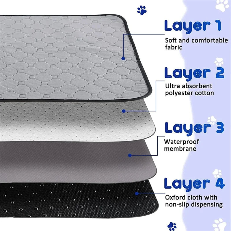 Pet Special Urinal Pad Waterproof Antiskid Breathable Pet Cat Dog Floor Mat Reusable Puppy Training Pad Sleep Pad Dog Supplies