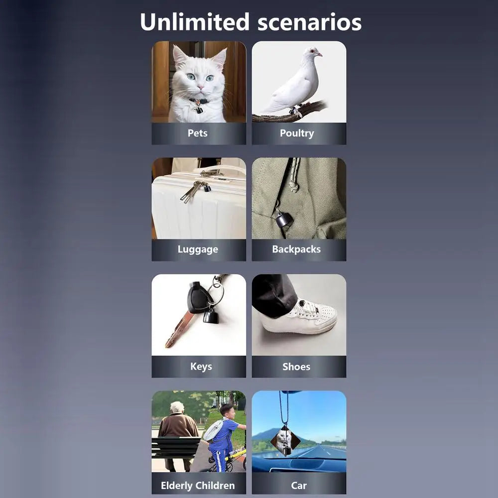 Mini Pets Global Locator Compatible With Androids ISO System For Birds And Dogs And Cats View 3 Days Of Movement Trackers