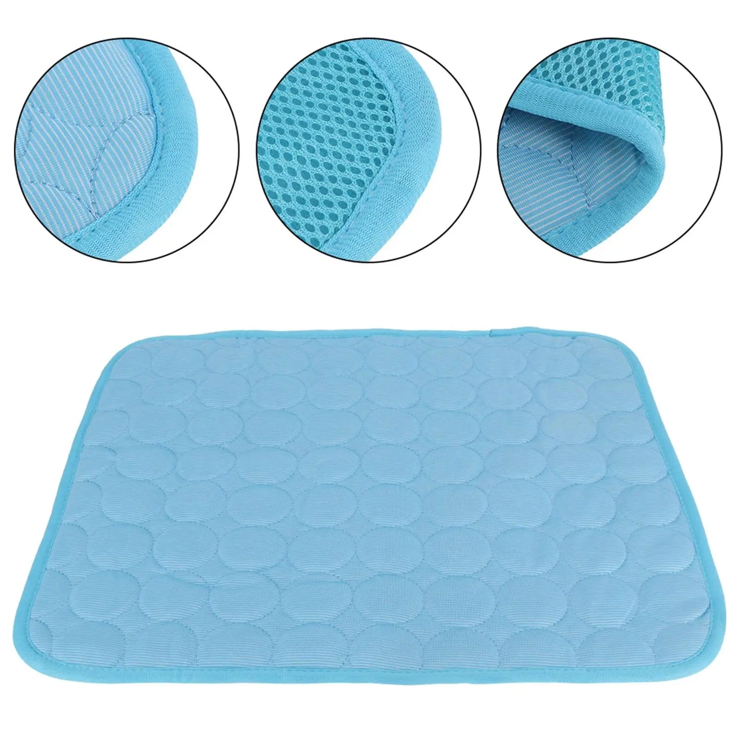Self-Cooling Pet Mat for Dogs & Cats | Summer Cooling Pillow Bed for Hot Weather