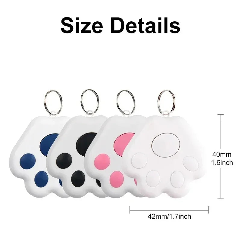 Mini Pet Anti-lost Smart GPS Tracker Key Kids Bag Finder Dog Cat Pet for IOS/ Android Locator Bluetooth Tracker Device Reminder