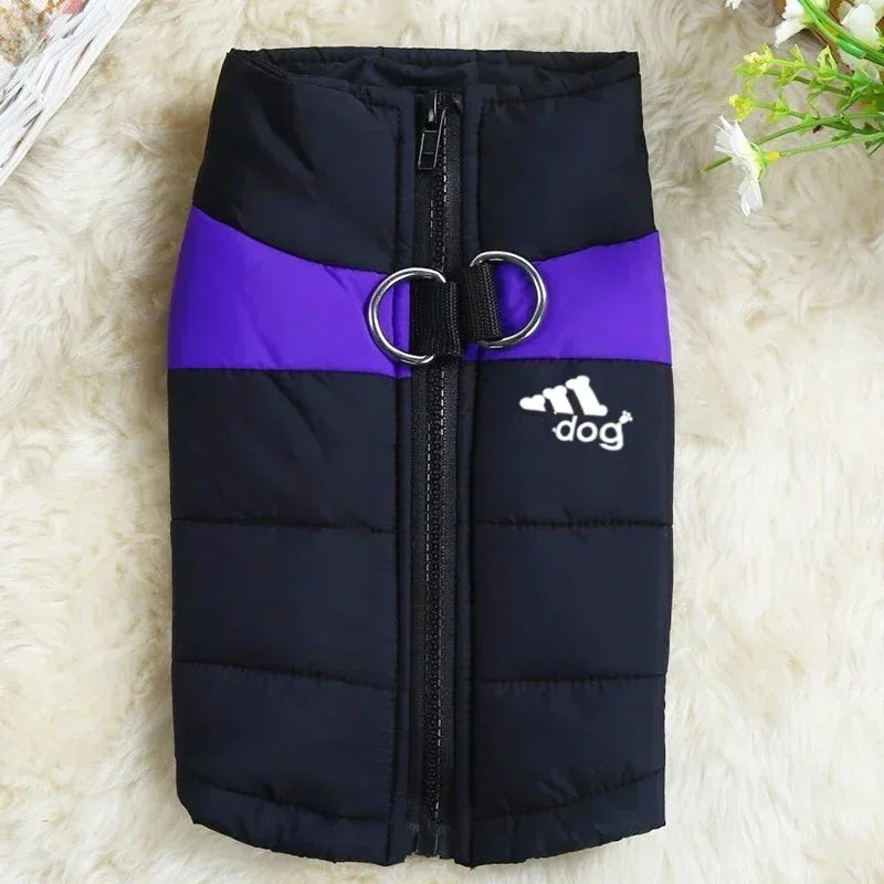 Waterproof Warm Dog Clothing for Small Medium Big Dogs Clothes Pet Coat Winter VThe OutfitJacket Dogest Padded Zipper