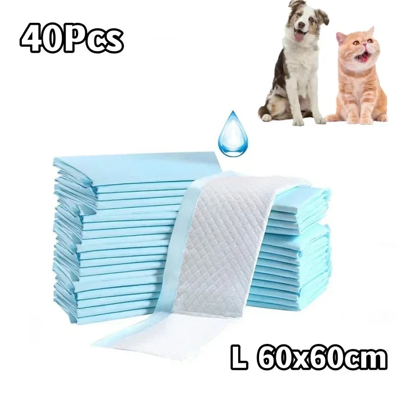 100 Ultra-Absorbent 90x60cm Quick-Dry Puppy Training Pads for Dogs, Nonwoven Fabric Pet Pee Pads for Effective Housebreaking