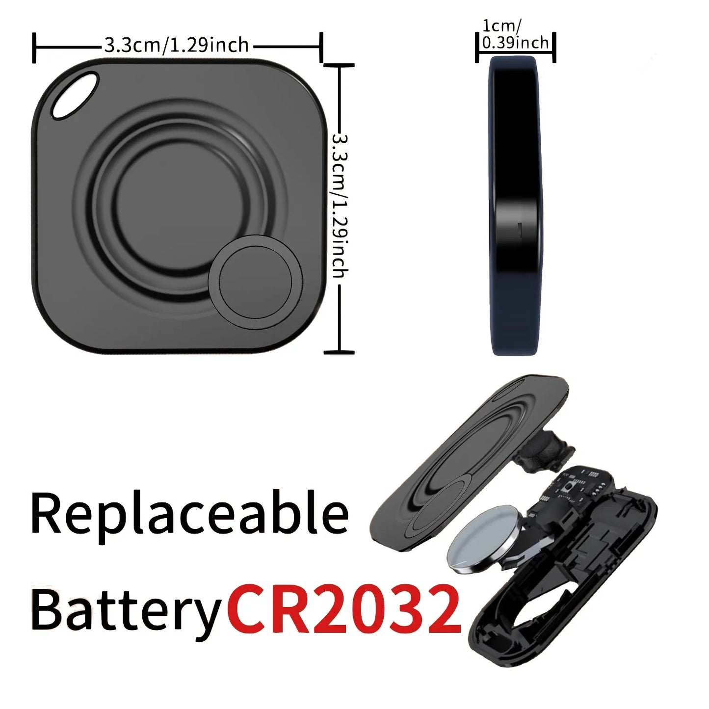 Pet GPS Tracker Smart Finder Anti-lost Device Mini GPS Tracker for Wallet Kids Dog Key Finder IOS Find My App