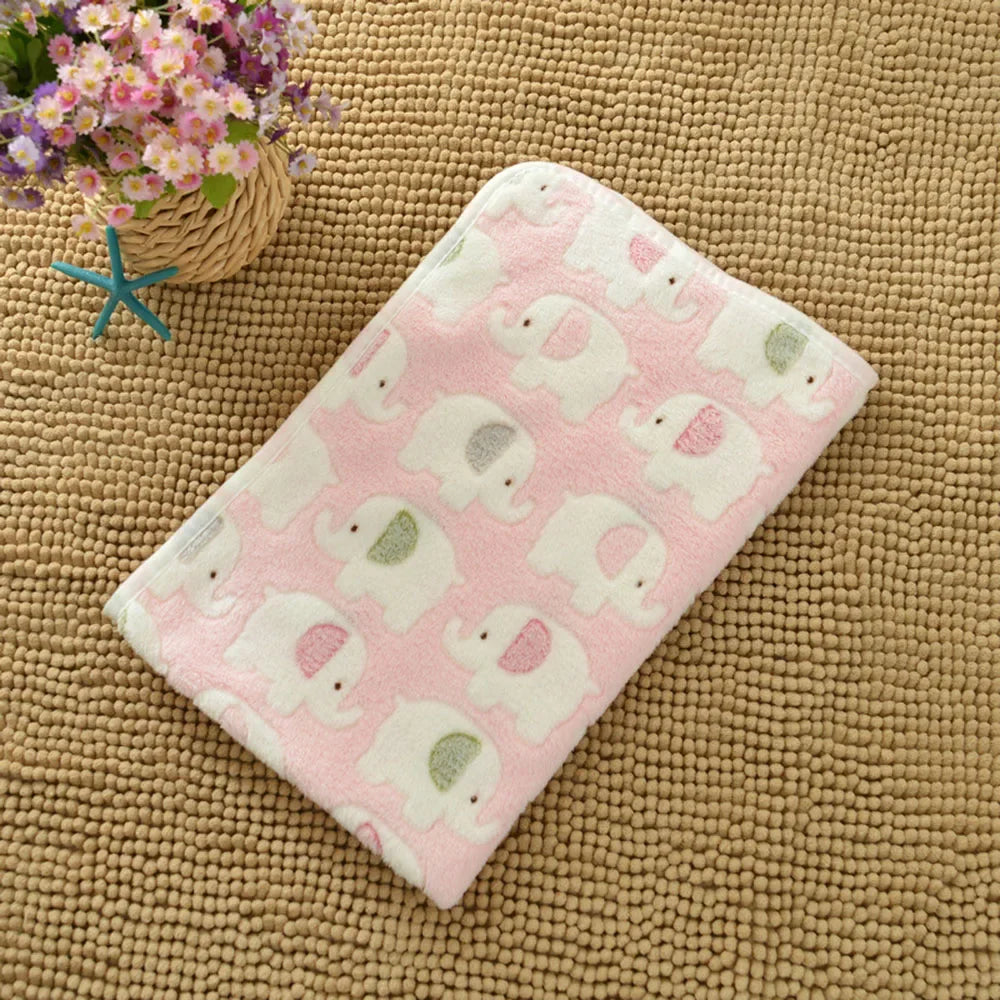Pet Blankets Soft Breathable Dog Blanket Cute Pet Bed Mat Cozy Puppy Cushion Thin Sleeping Blankets for Cats Kitten Pet Supplies