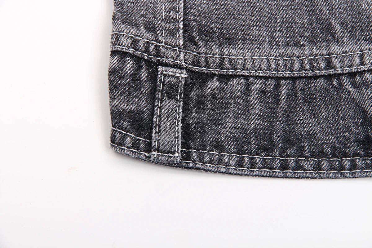 Pets Dogs Jeans Coat Jacket Towable Denim Vest Cat Puppy Spring/Autumn Clothes Apparel