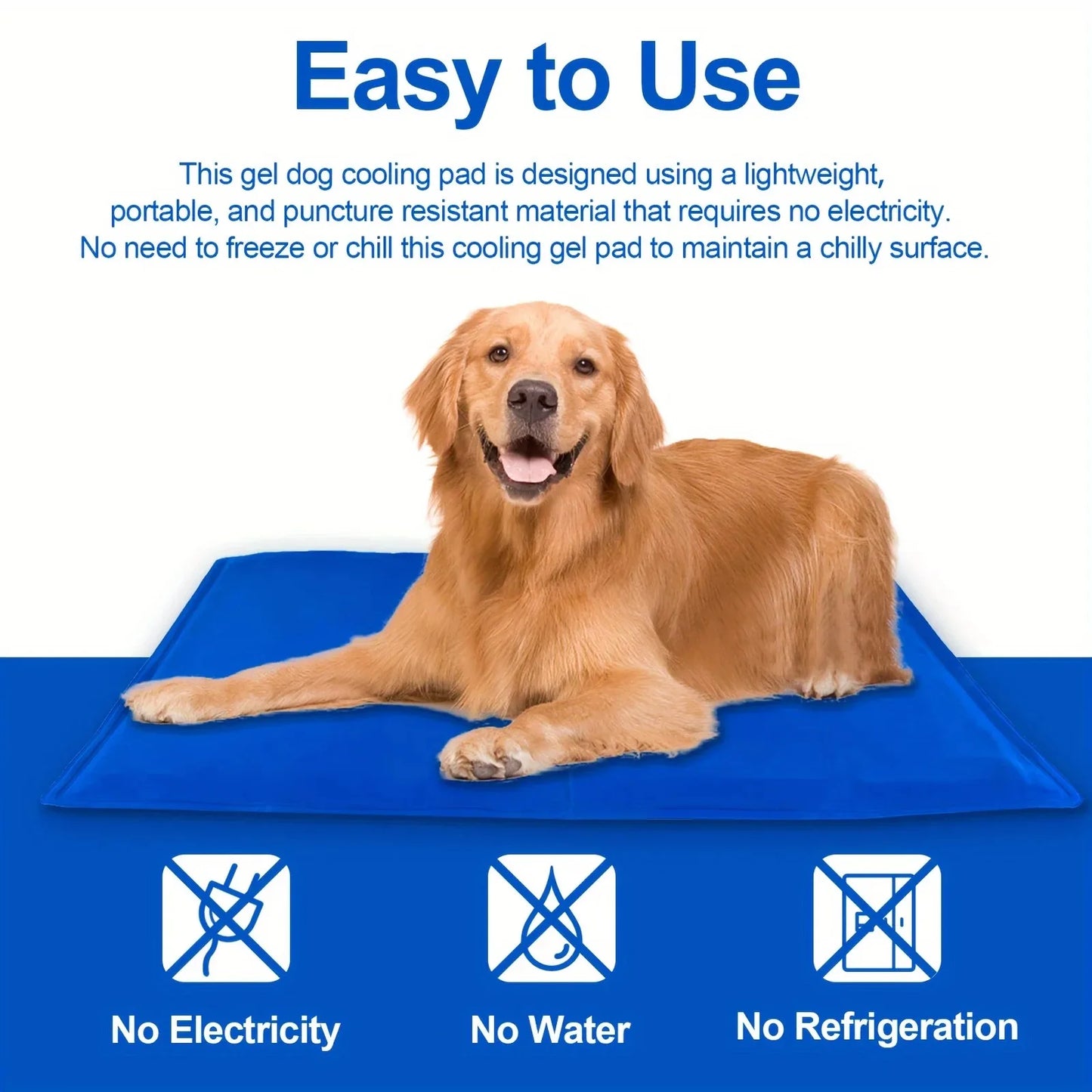 New Pet Ice Bed Mats Cushion Dogs Cats Summer Cooler Sleeping Pad Wear-resistant Heat Relief Cooling Sponge Gel Pet Supplies