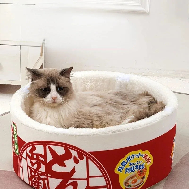 High Elasticity Dog Cat Bed Funny Removable Pet Supplies Easy To Clean Pet Accessories Printed Lamb Wool Material Cat Mats