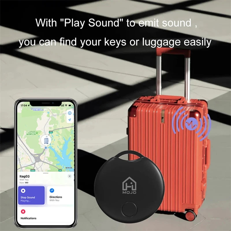 Himojo 4/2/1 Pack Bluetooth GPS Smart Tag Based on Apple Find My App Pet Anti-loss Tracker City Real Time Tracking Key Finder