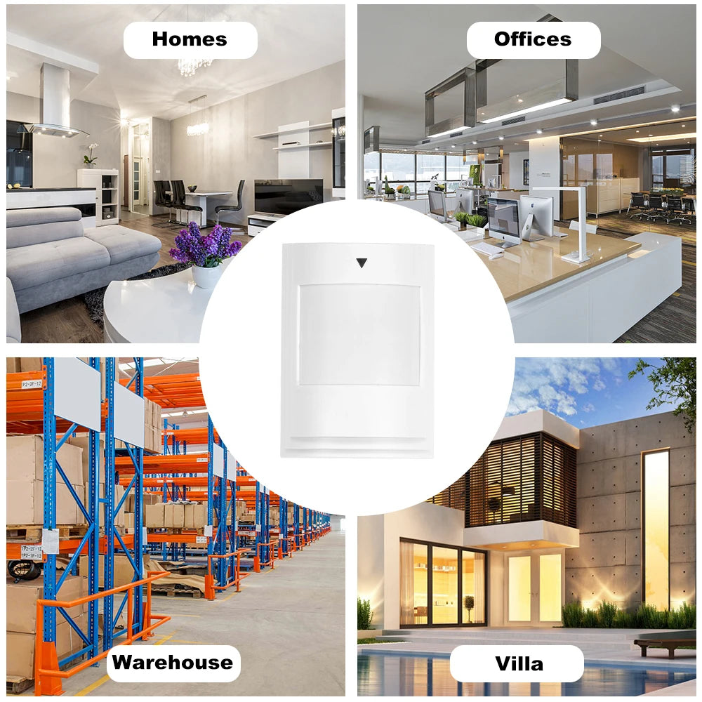 Anti-Pet PIR Motion Sensor Wired Alarm Dual Infrared Detector Pet Immune For Home Burglar Security Alarm System