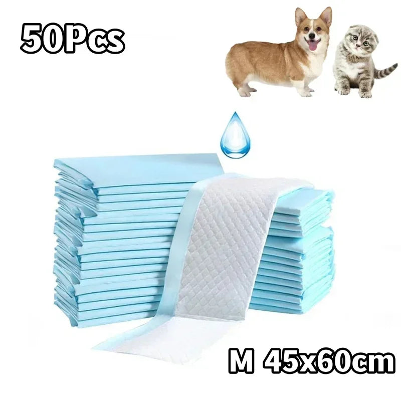 100 Ultra-Absorbent 90x60cm Quick-Dry Puppy Training Pads for Dogs, Nonwoven Fabric Pet Pee Pads for Effective Housebreaking